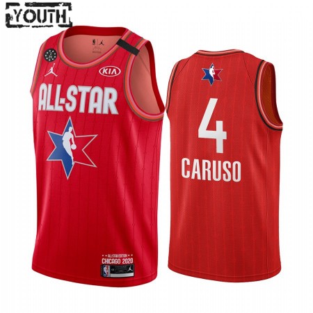 Maglia NBA Los Angeles Lakers Alex Caruso 4 2020 All-Star Jordan Brand Rosso Swingman - Bambino